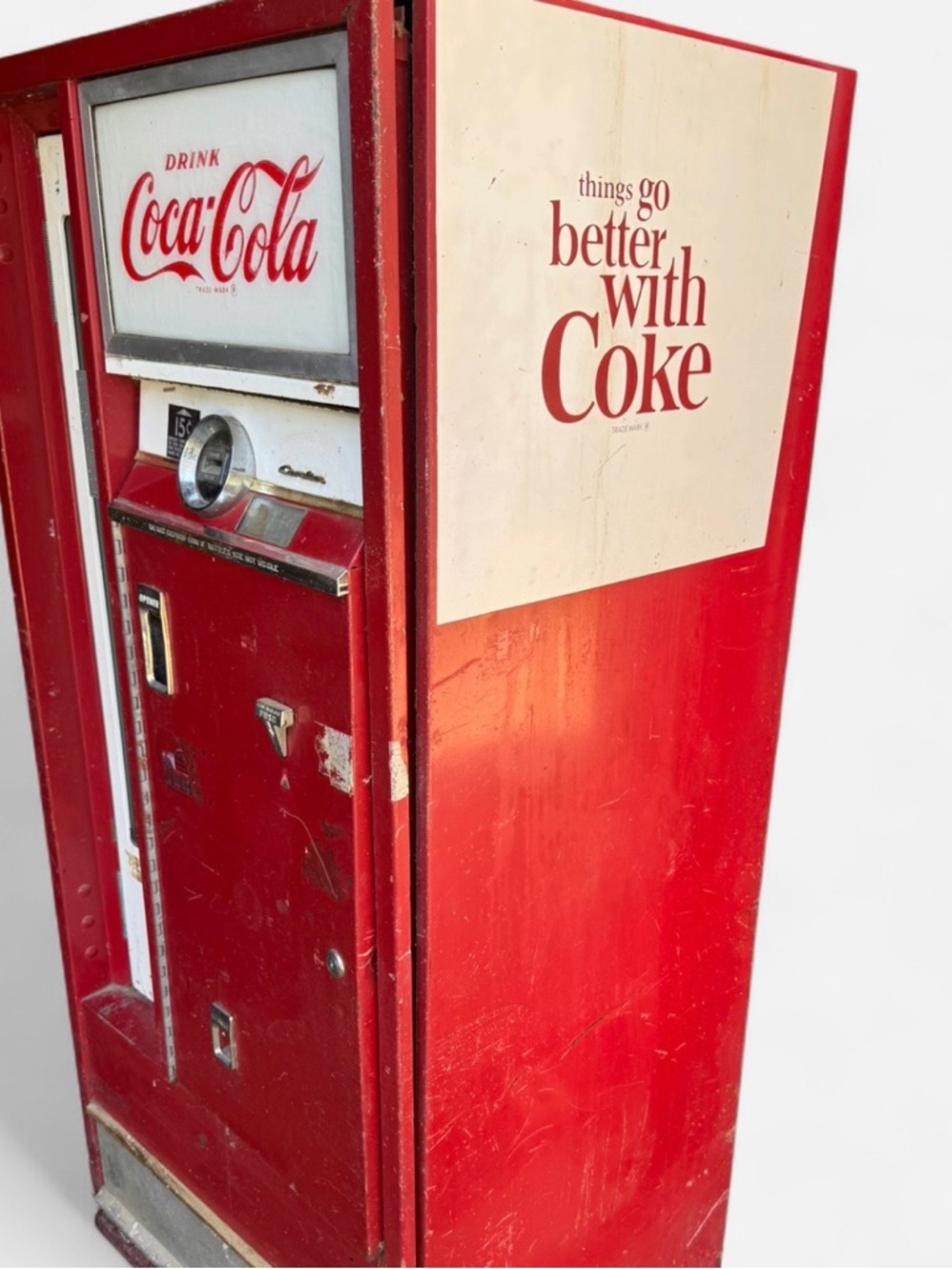 Coca-Cola Red and White Soda Machine - Picture 2 of 8